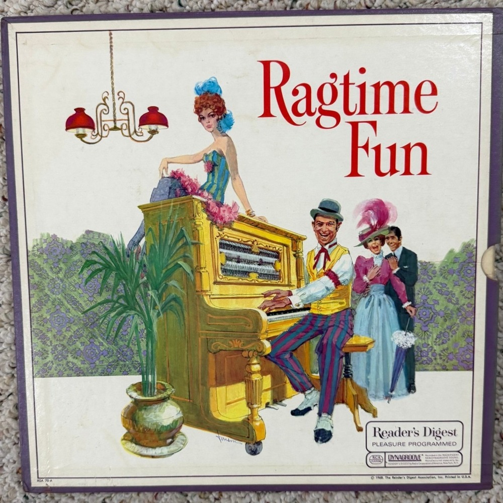 Reader's Digest Pleasure Programmed – Ragtime Fun 4-LP Vinyl Record Set Complete